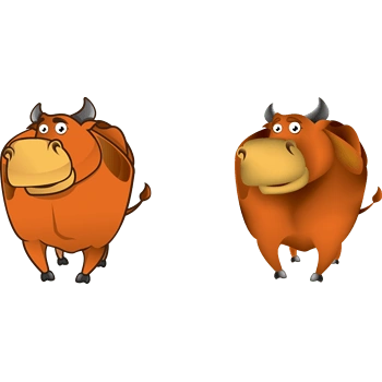 卡通牛图片