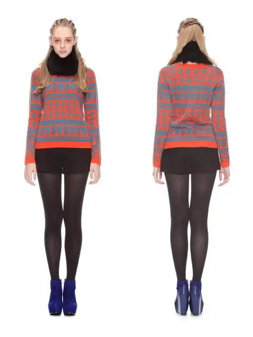 回至ochirly 欧时力 旗下 five plus 简约通勤纯色毛呢中腰短裤 女式