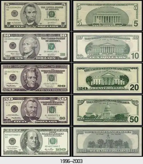 美元系列2美元的改版