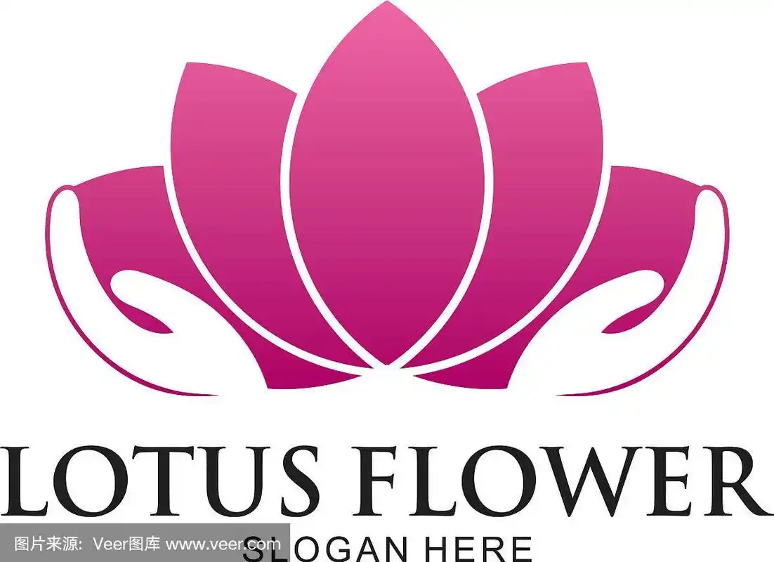 荷花标志设计模板设计创意