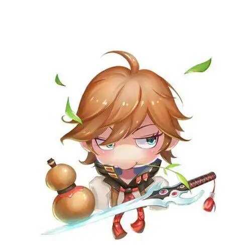 q版王者荣耀人物头像李白