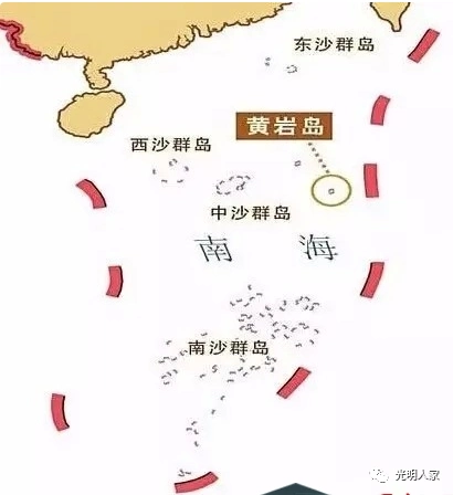 黄岩岛中国南海最大的礁盘