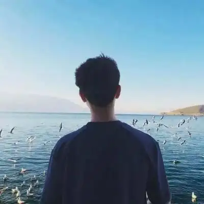 男生头像背影背景图