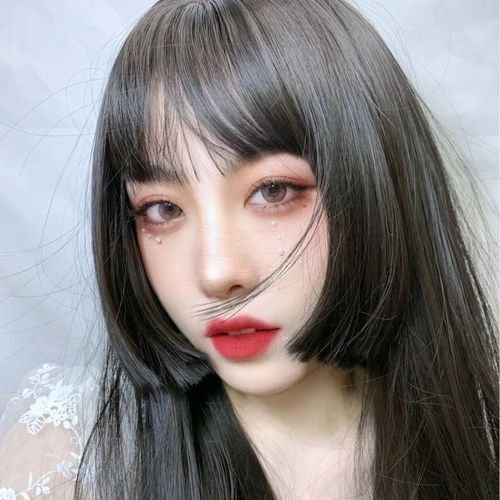 姬发式假发女长直发网红白金色日系伪娘自然逼真cos公主切全头套