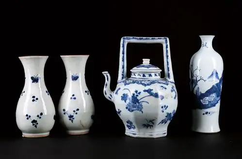 璟祥2018年秋季艺术品拍卖会 瓷器专场 清早期 青花瓷一组 lot.