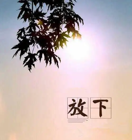 放下仇恨忆美好,心中自然会释然.