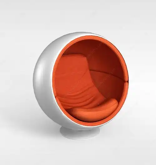 半圆创意沙发3d模型