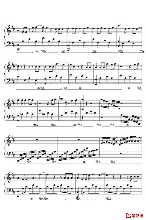 私奔钢琴谱曾轶可钢琴谱