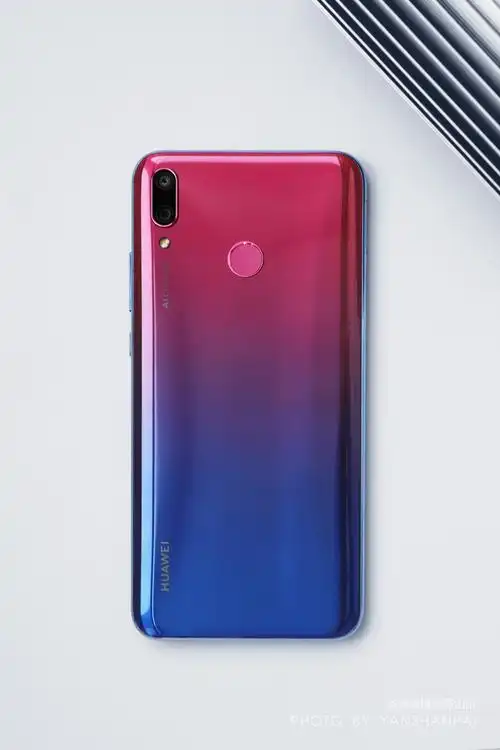 华为再次将渐变色运用到极致华为畅享9plus极光紫版首发图赏