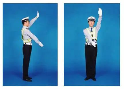 考前必看科目一交警手势图解准橙考试网