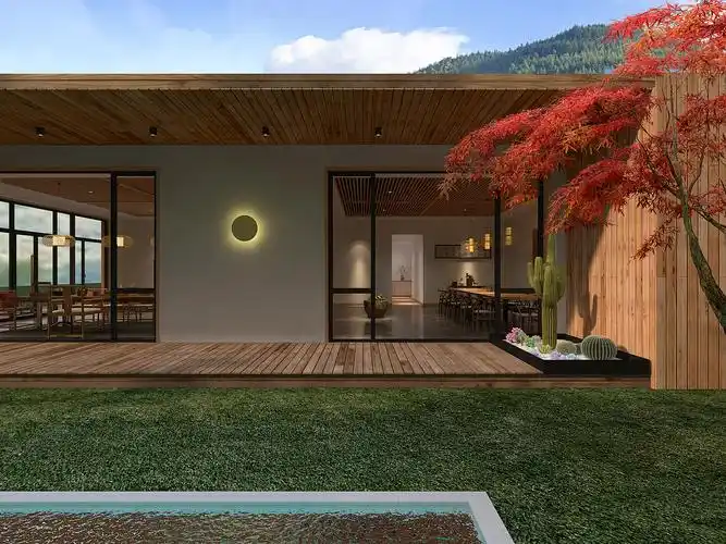 新中式风格山中小院设计叶平作品