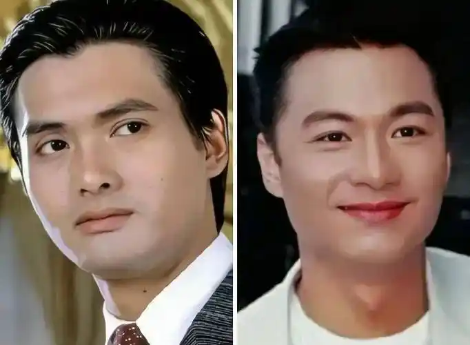 当年香港帅哥众多,被香港称为第一美男的林俊贤年轻时确实很帅气