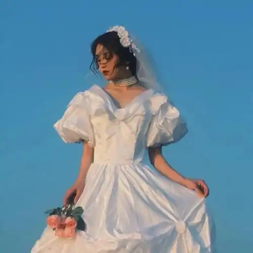 超美的婚纱系列女头
