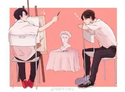 肖战博君一笑手绘饭绘漫画