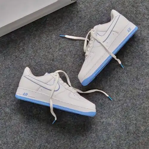 nike耐克男鞋airforcelowaf1白蓝空军一号板鞋运动休闲鞋