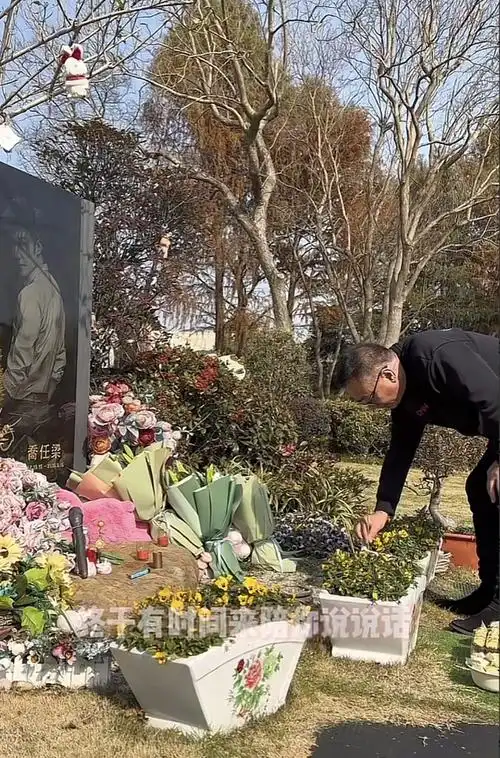 乔任梁去世6年父亲前往墓地为儿子擦拭墓碑神色哀伤惹人泪目
