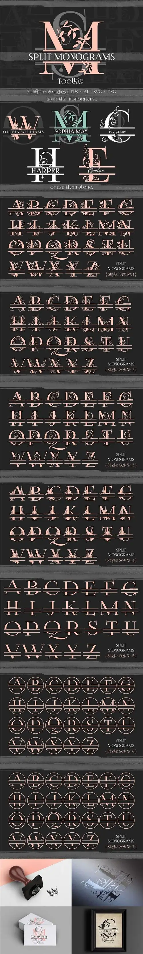 字体字效所需点数:10点关键词:时尚的衬线字母图形素材包,这个分恋哪