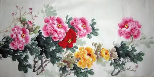 宋亚宗4尺牡丹国画写意牡丹 - 美篇