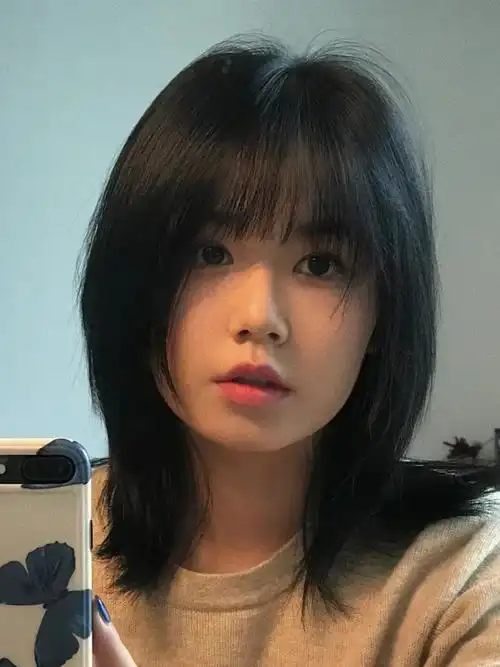 假发女鲻鱼头超酷狼尾潮流男士短直发日系武士日常整顶假发