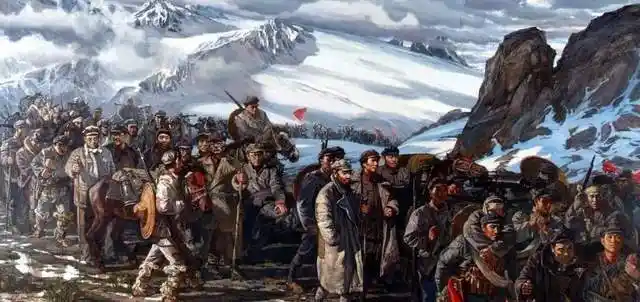 万里长征的漫漫征途,永远沿着红军的脚步——向前,向前|顾漫|战友_网