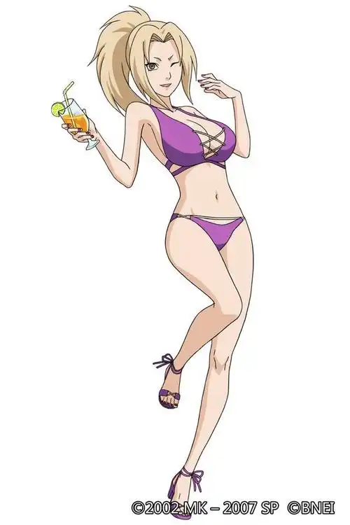 【新忍爆料】泳装纲手沙滩教你玩球球