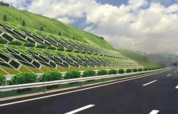 路基边坡防护效果图