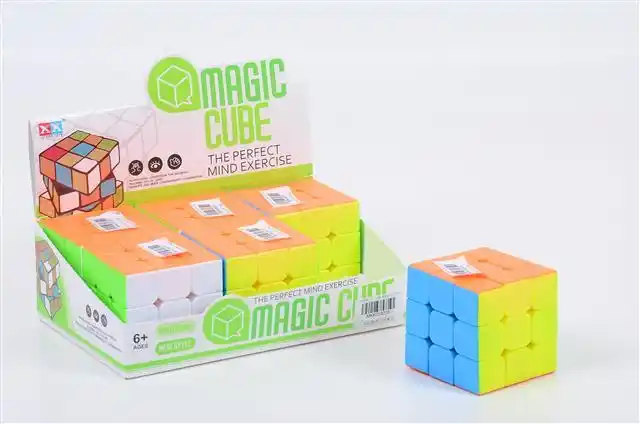 展示盒6粒三阶魔方