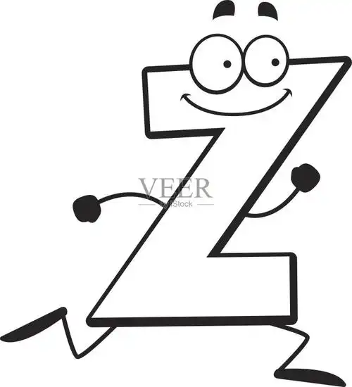英文字母z,卡通,符号,字母,图像正版矢量图素材下载