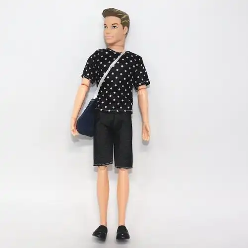 2021男装休闲服装换装套装t恤上衣 短裤长裤男孩衣服鞋子关节芭