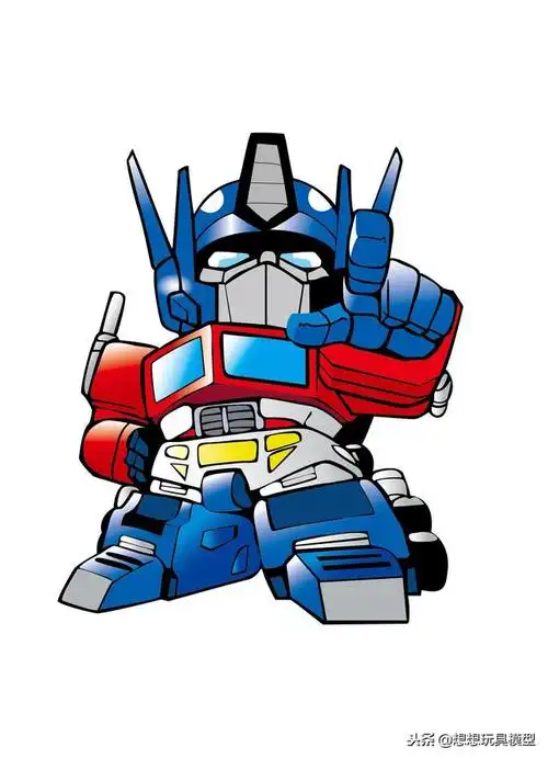 不容错过超级可爱的q版变形金刚可收藏当头像