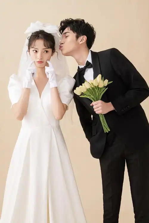 天呐!这组韩式俏皮可爱风婚纱照太美腻啦!