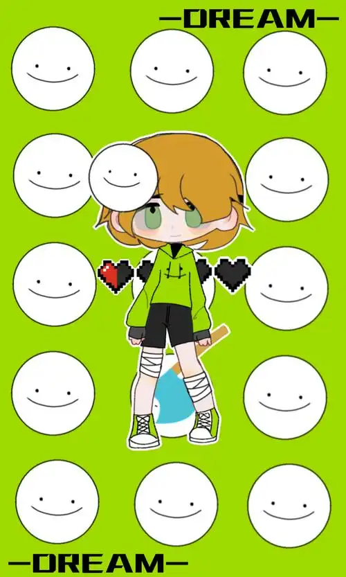 用模板画了dream做成了壁纸