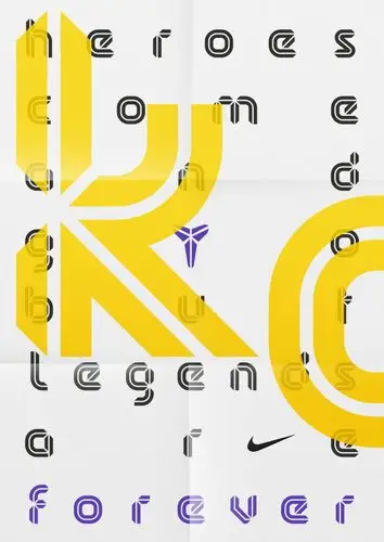 kobe bryant brand font (耐克为科比设计个人品牌字体) - rainman