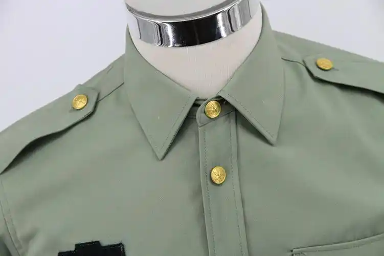 陆军短袖衬衣士兵士官干部长袖夏常服外衬衣衬衫07干部夏装常服