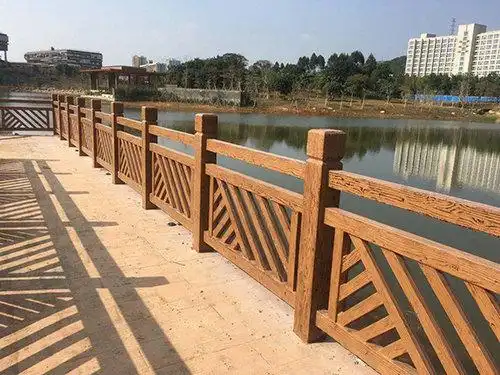 仿生态水泥护栏,葡萄架