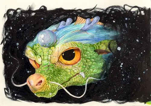 《生肖的凝望》马克笔纸本手绘 |插画|创作习作|超超的青葱 - 原创