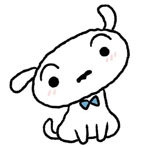 小狗简笔画萌图