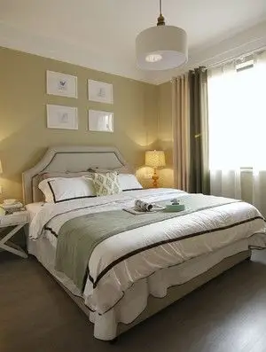 160平米别墅现代欧式风格卧室墙面颜色装修效果图