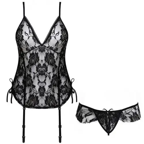 性感连体睡衣连体衣露乳开裆 透明蕾丝绑带情趣内衣诱惑外贸9026