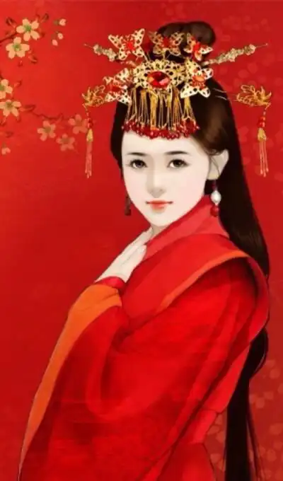 手绘古代新娘 - 堆糖,美图壁纸兴趣社区