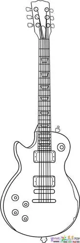 吉他简笔画画法