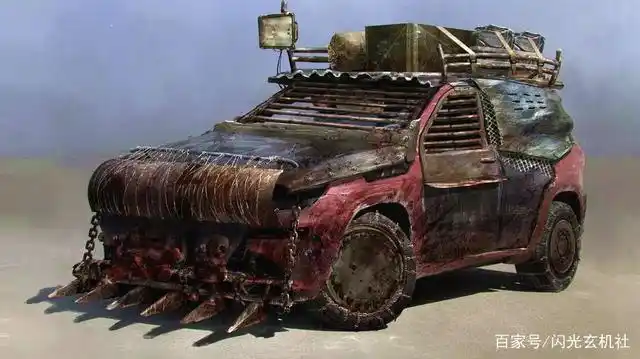 幻想动漫cg作品:灾难想象故事中描述的"末世战车"-原画欣赏