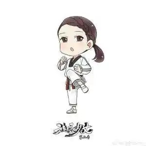 谭松韵卡通萌图简笔画