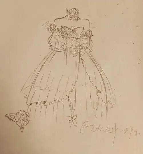 临摹大佬的画我学会啦@月饼啃一半#临摹  #婚纱