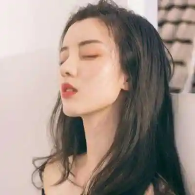 唯美侧脸女生头像