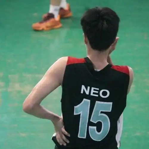 要是喜欢的人喜欢打篮球,就把他穿球衣的背影做头像.