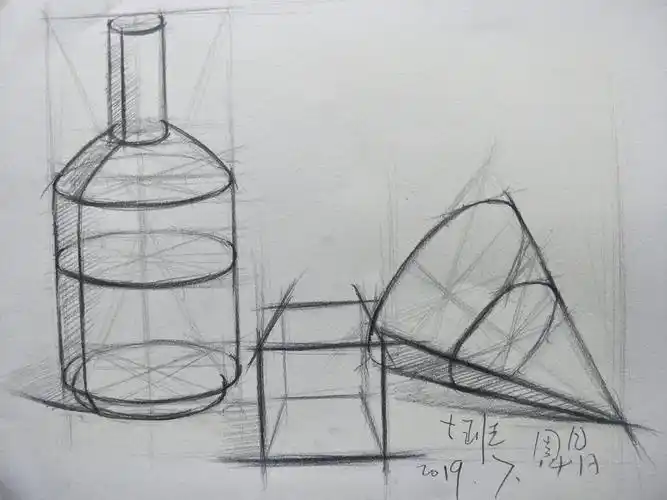 乐军素描石膏教学图解第一阶段内容