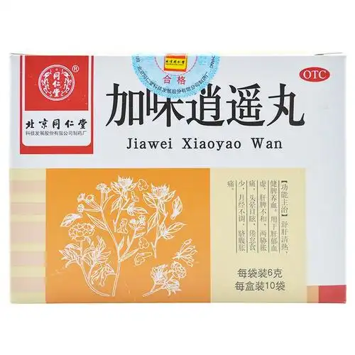 同仁堂加味逍遥丸6g10袋