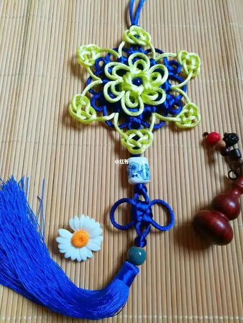 中国结艺手工编绳挂饰吉祥花祥云结