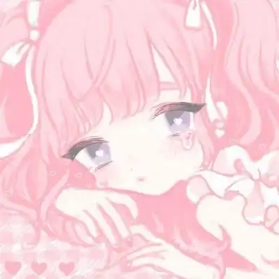 可爱少女心头像粉色 精选韩系二次元软萌头像